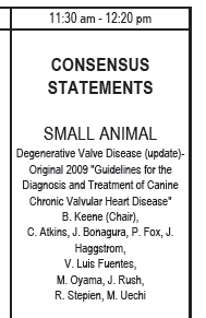 2017 ACVIM Consensus Statement