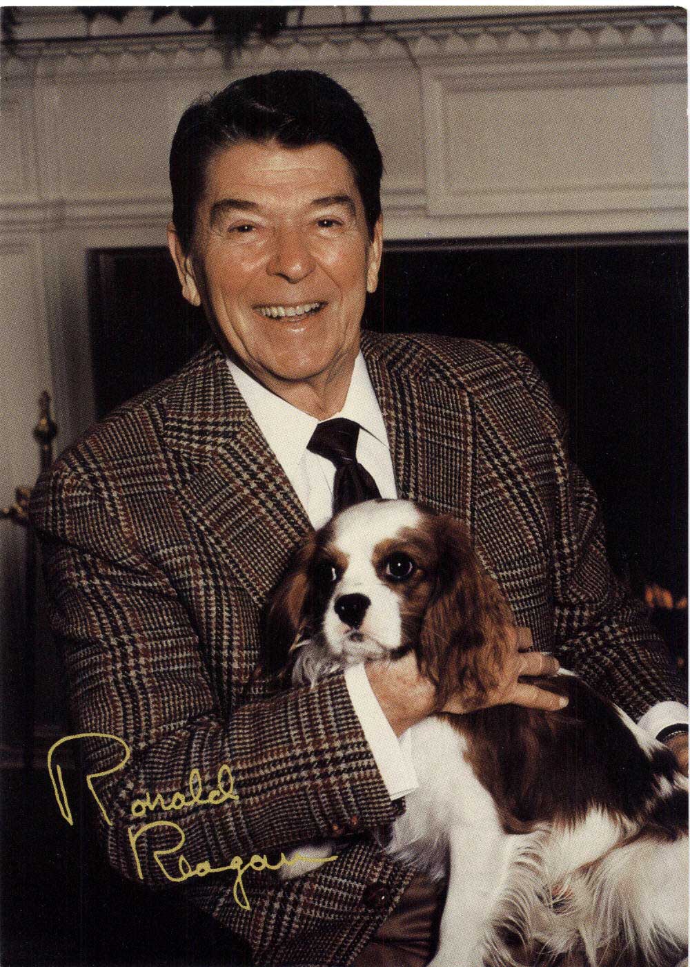 Ron & Rex | White House Photograph 1987